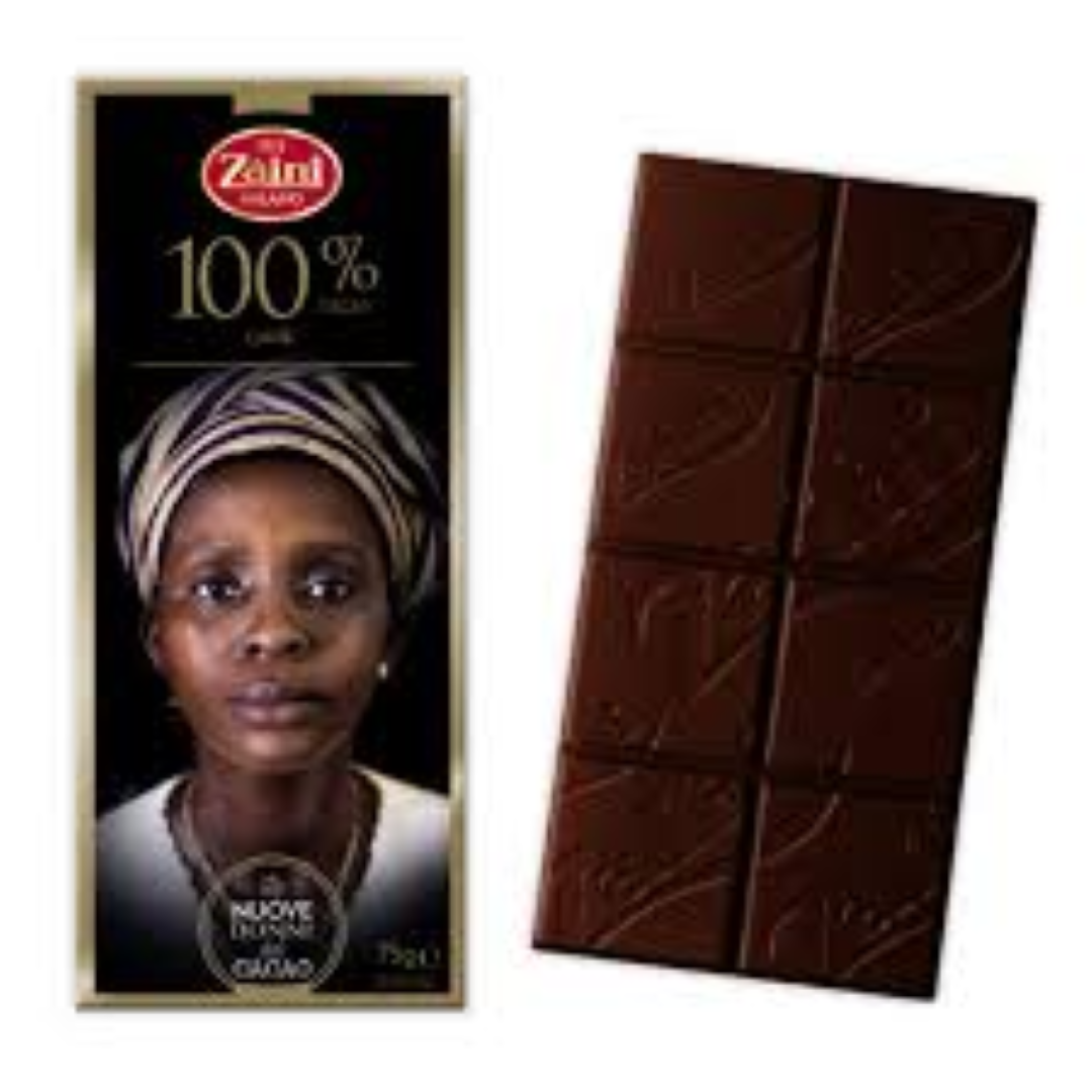 ZAINI 90% DARK CHOCOLATE BAR 75G